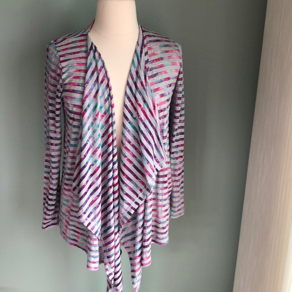 Calvin Klein featherlight waterfall top L